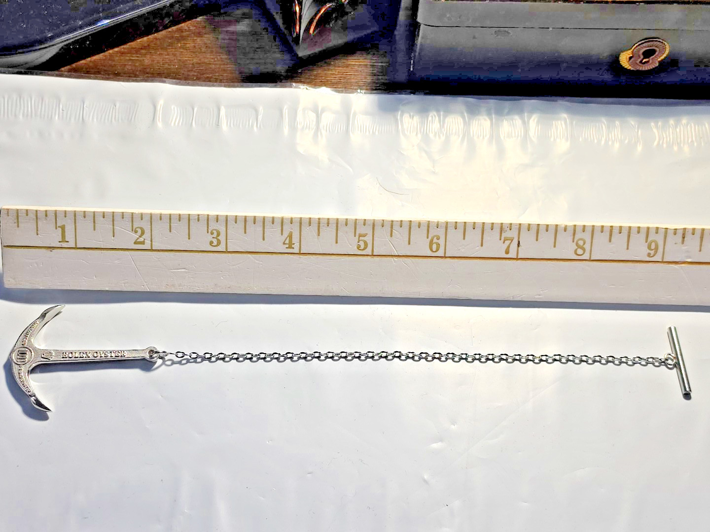VINTAGE OYSTER SUBMARINER ANCHOR WITH T – BAR CHAIN / 300 Metres