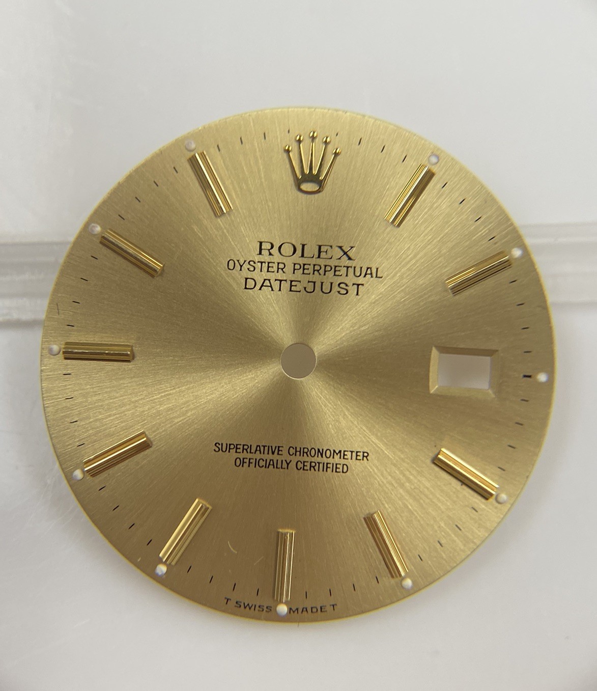 Genuine Rolex Datejust 36mm 16013 16233 Cal 3035/3135 Champagne Gold Dial