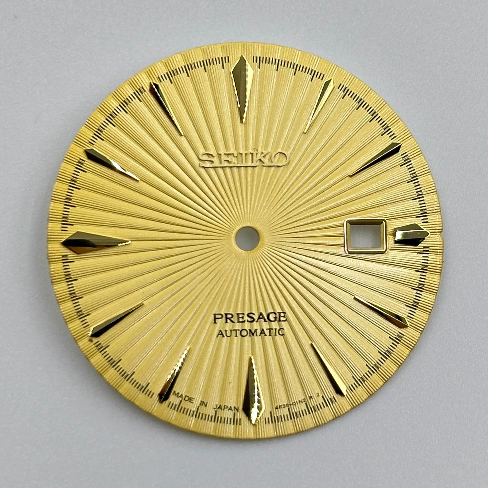 35mm Cocktail Stripes Watch Dial No Lume for Nh35 Movement Modification Accessor
