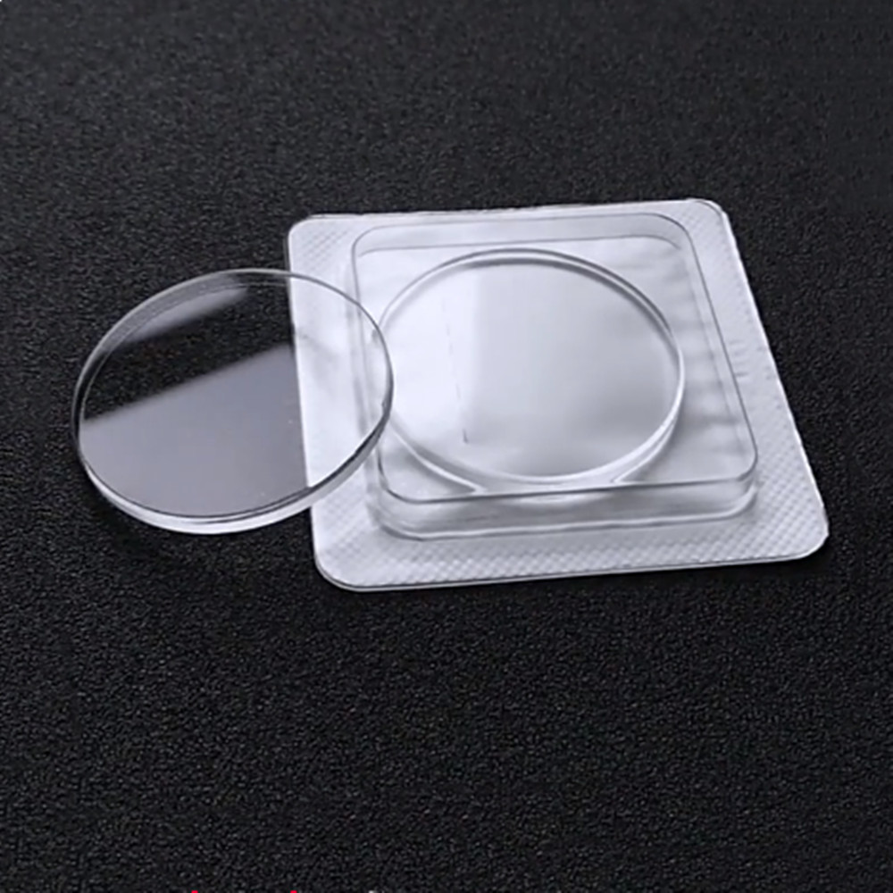 2.5mm Flat Sapphire Watch Glass Crystal 27mm – 40mm Dia With Waterproof Gasket