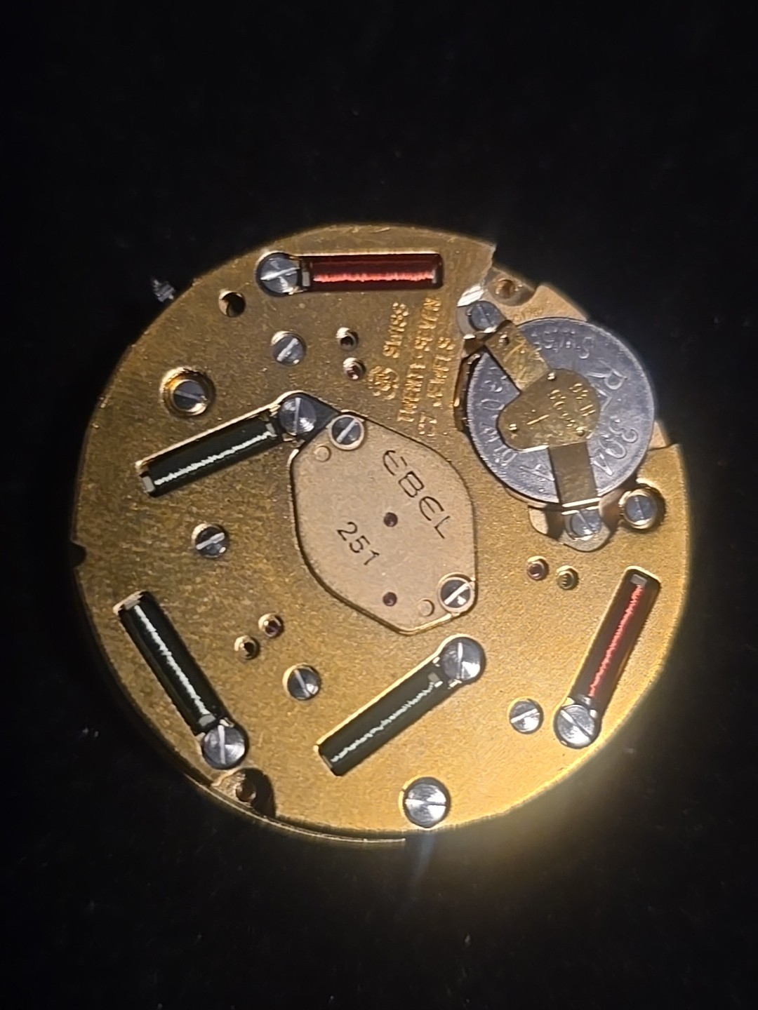 EBEL 251- 27 JEWEL MOVEMENT. WORKING