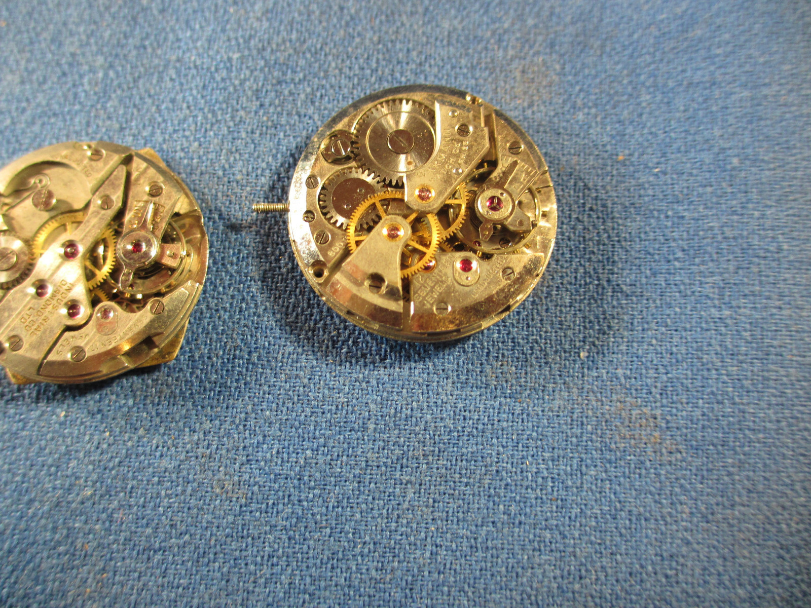 Watchmaker Estate Vintage Men’s Wakmann Movement Lot 4 Parts/Repair 3 Movements!