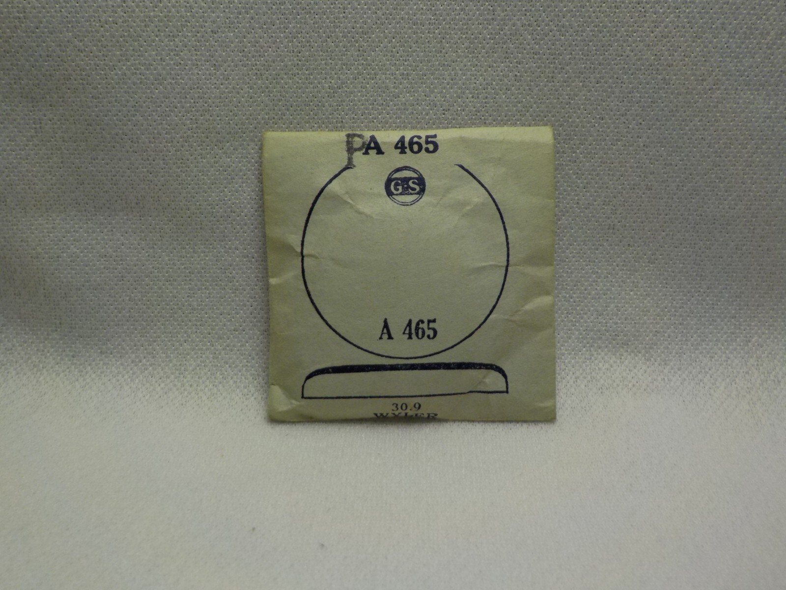 WYLER ROUND WATCH CRYSTAL REPLACEMENT PART 30.9MM WATCHMAKER GS FLEXO PA465 #138