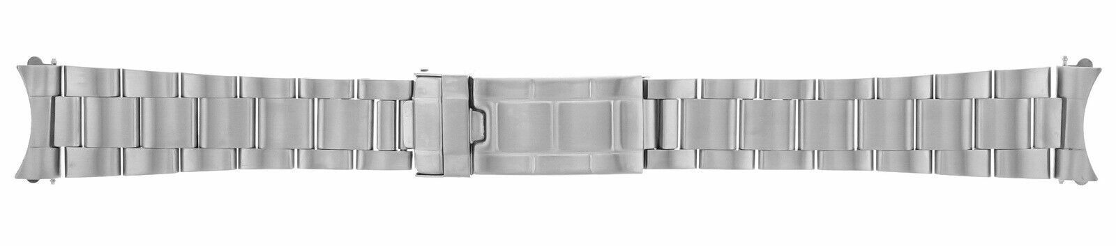 20MM MENS STAINLESS STEEL FOR WATCH BAND FLIP LOCK WITH FAT 16800, 16700, 16710