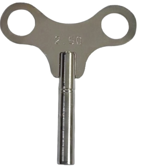 Brass Single End Clock Key #1, Jeweler Tools