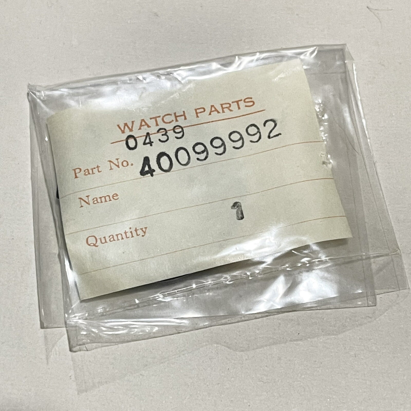 NEW OLD STOCK PANEL COVER QUARTZ LC SEIKO 0439-4009
