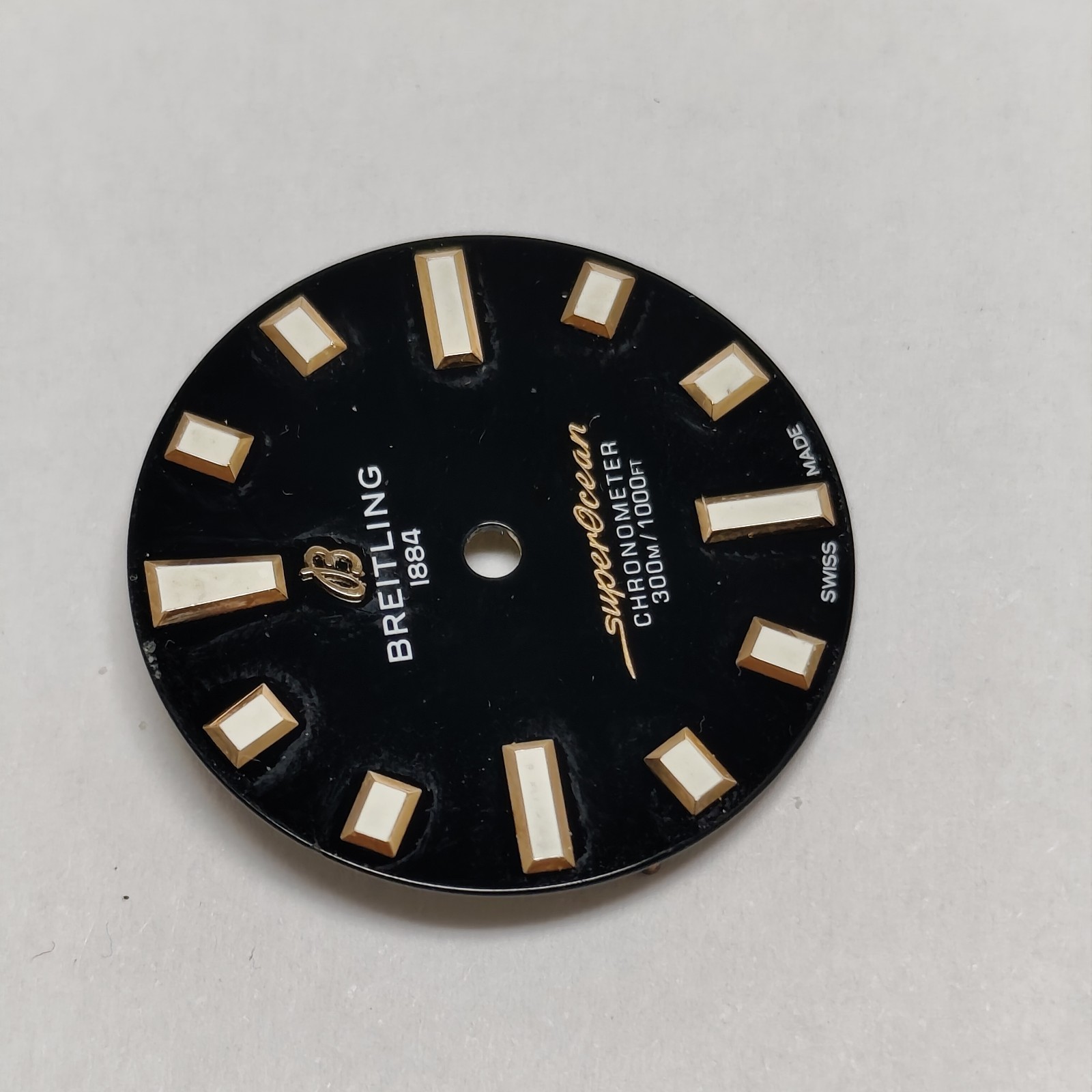 26 mm Breitling Watch Dail Swiss Made, PARTs Part REPAIRS #Y2