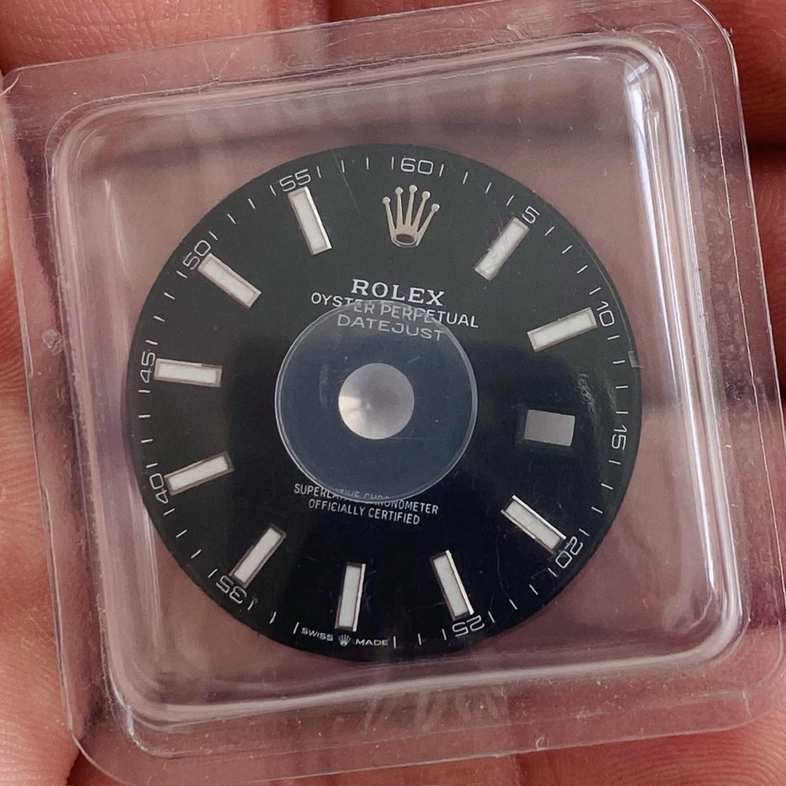 Rolex NOS Black Dial For Datejust 41mm Model Ref 126300 & 126334