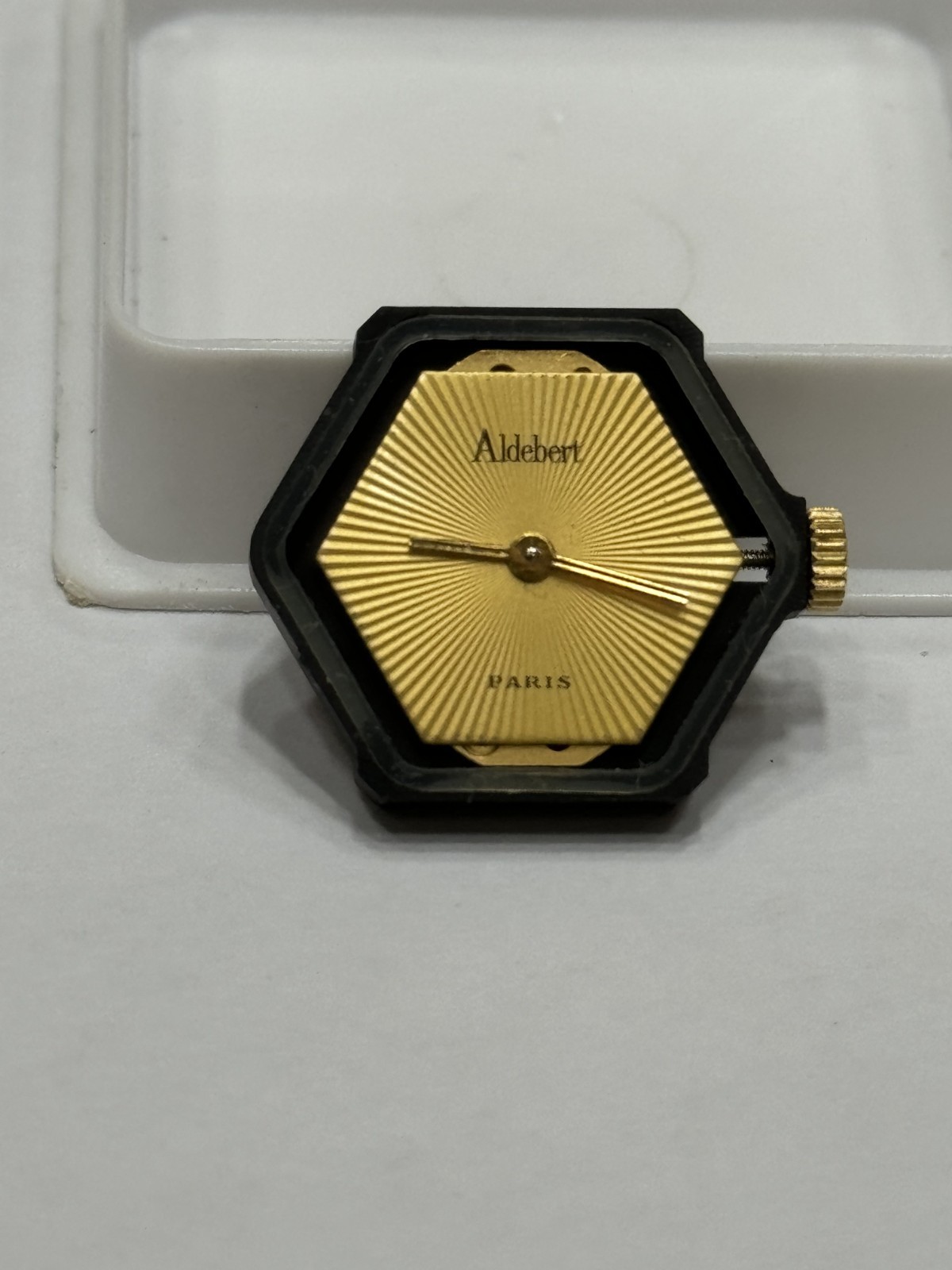 Dial 7 Movement Quartz Eta 280.002 Swis Made 5 Jewels Aldebert Paris Running