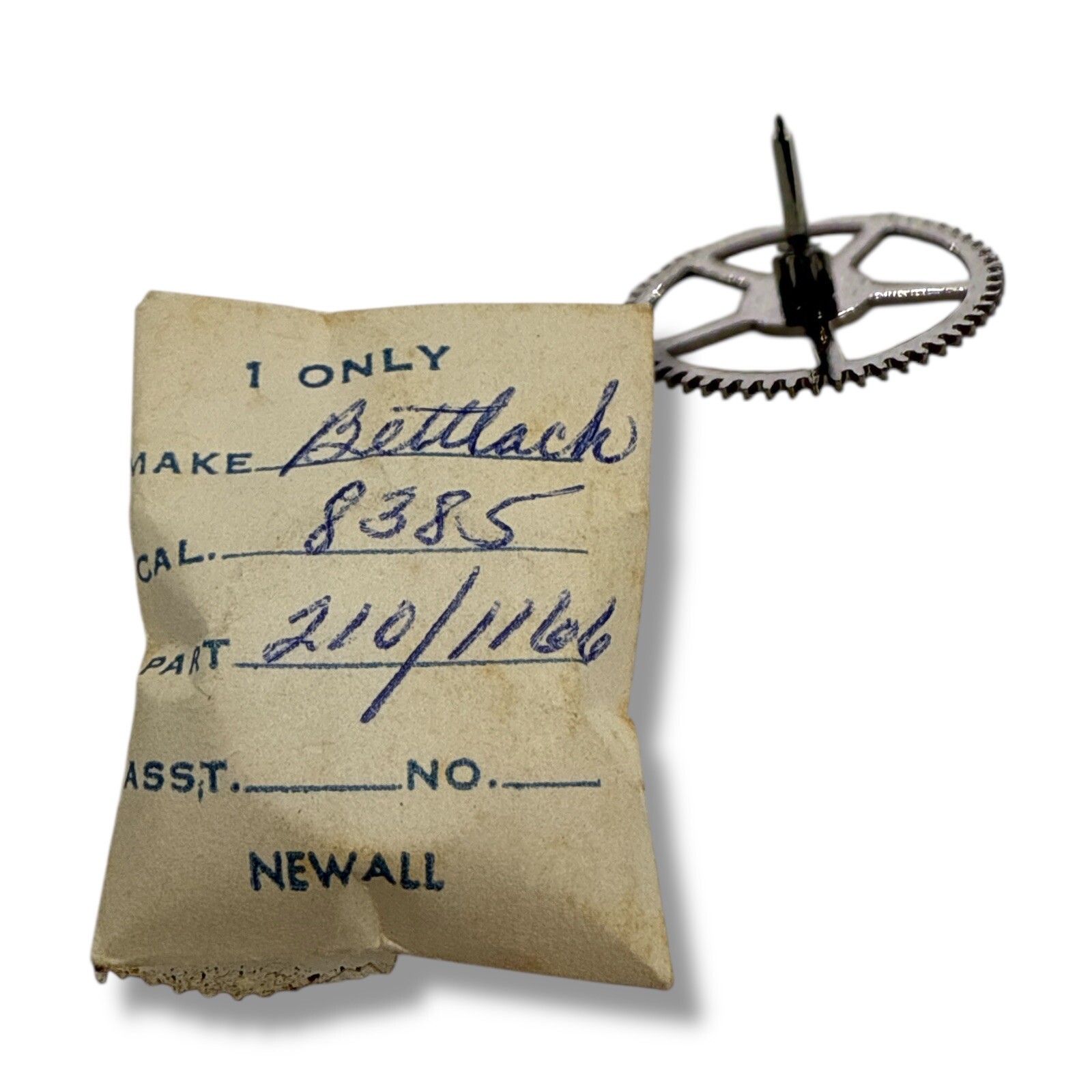 EB Bettlach EB 8385 Third Wheel x 1 EB 8381 Watch Part EBAUCHES No. 210 Read!