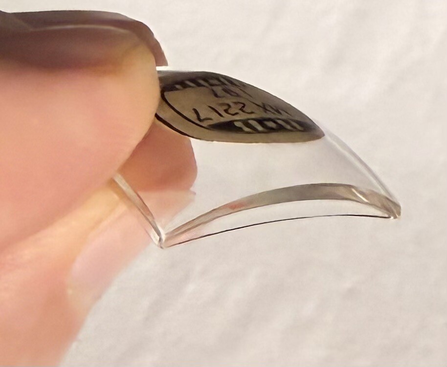 NOS Vintage 1950s Hamilton Stafford High Wall Glass Watch Crystal