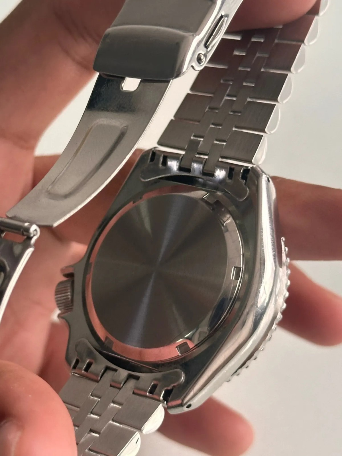 10ATM Watch Caseback 316L Stainless Steel Slim Thin 33mm with Gasket 0.8mm SKX00
