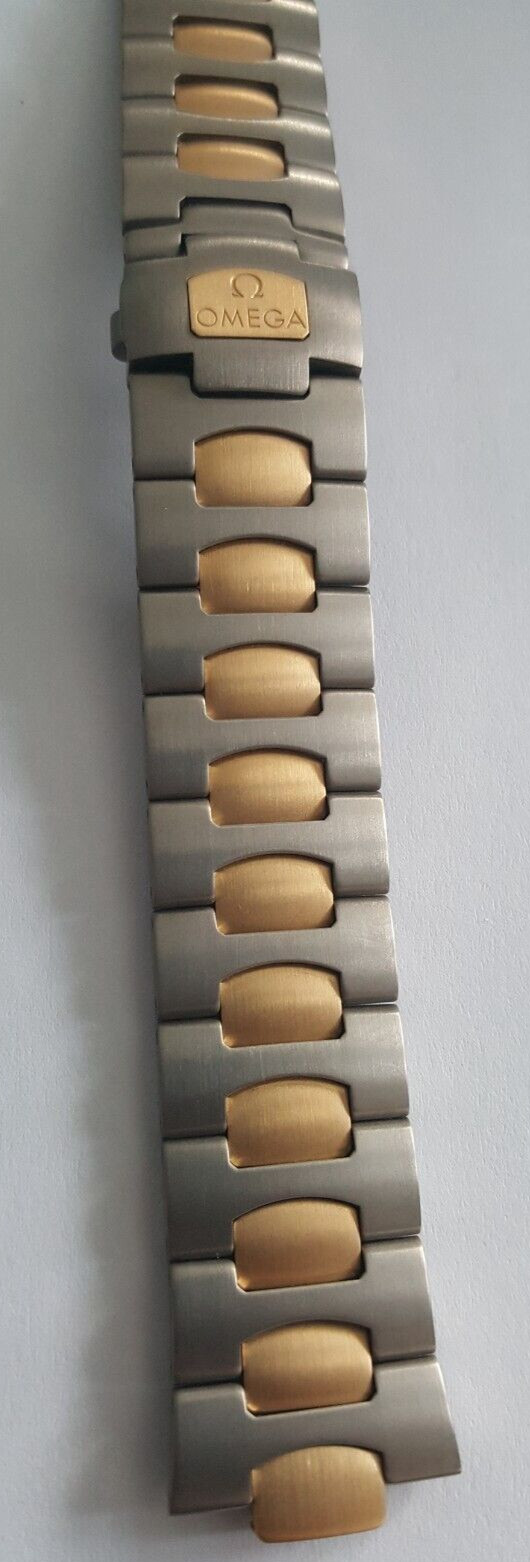 Omega Titanium-18KT Yellow Gold Plated Bracelet Number TB1475-448