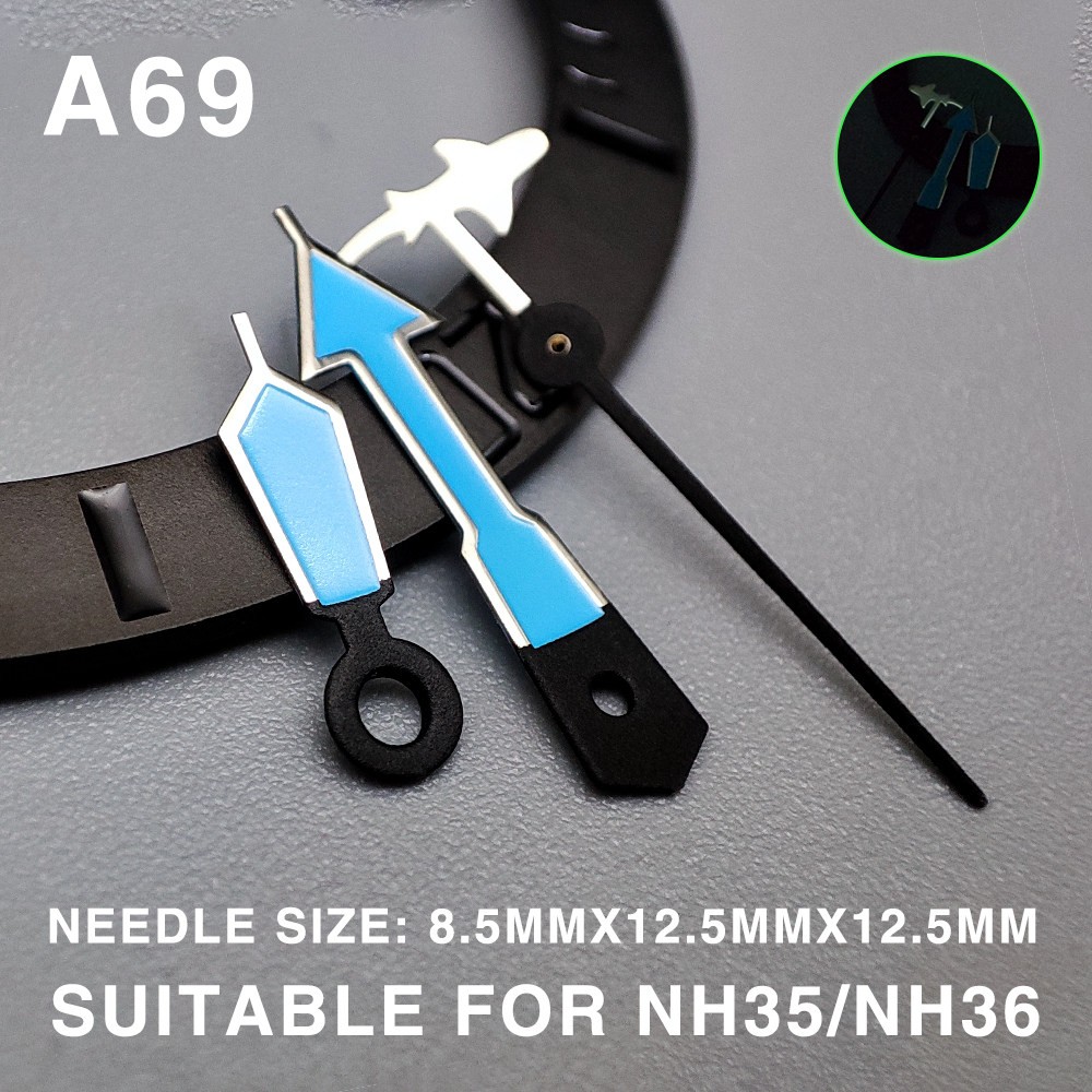 Watch Accessories NH35 Hands Luminous Watch Hands for NH35/36/4R35 Movements