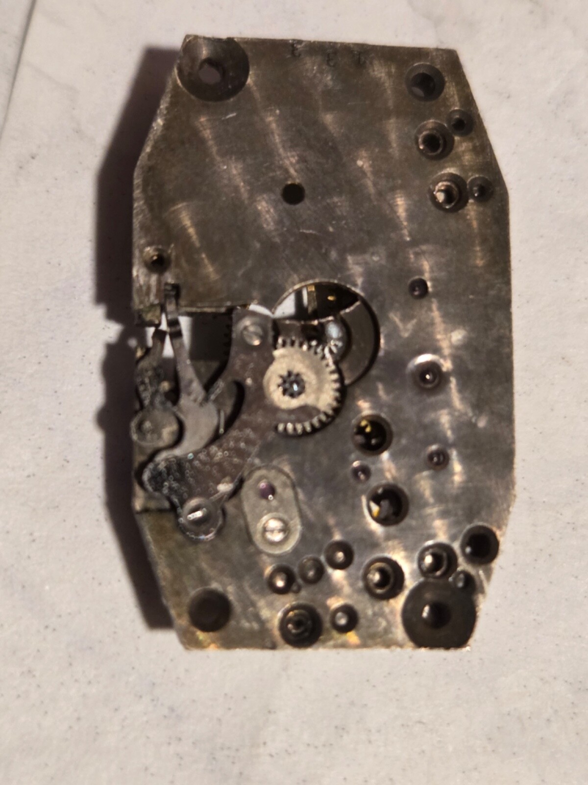 Two (2) A.Michel 640 movements. Partially disassembled, with parts.