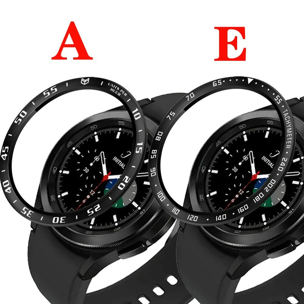 For Samsung Watch 5/5Pro 4 40/44mm 6 Classic 43/47mm Metal Bezel Ring Cover Case