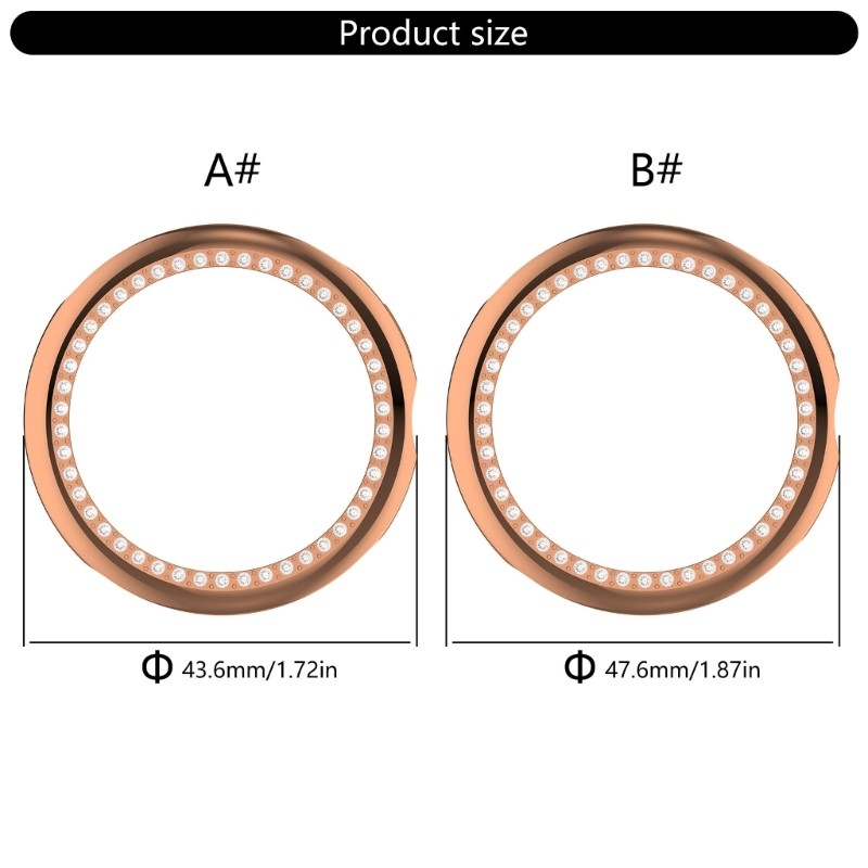 Scratch Resistant Bezel Rings Cover for Watch 4 Shockproof Housin