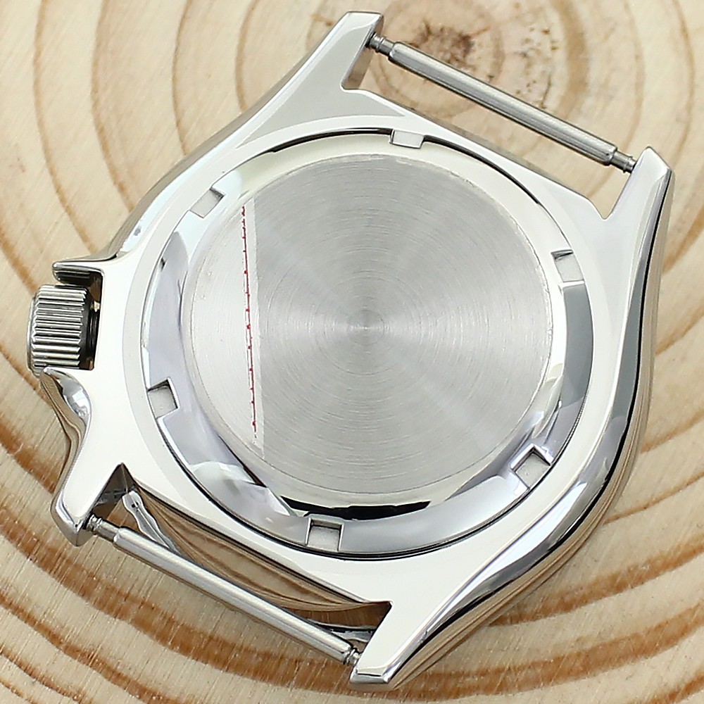 42.5mm Stainless Silver Watch Case Modify SKX007 Mod 10ATM For Seiko NH35 34 36