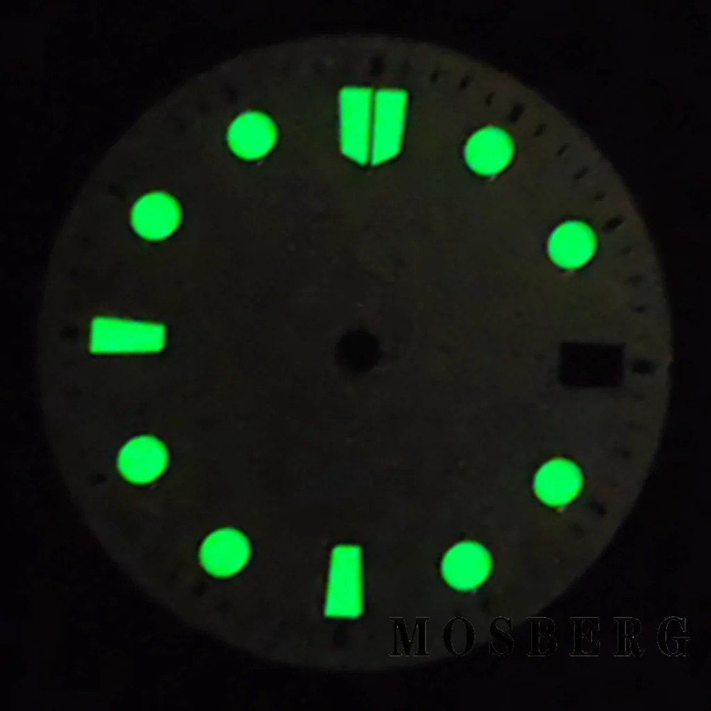28.5Mm Watch Dial for NH34 NH35 NH35A with Date Window Luminous Watch Faces Fit