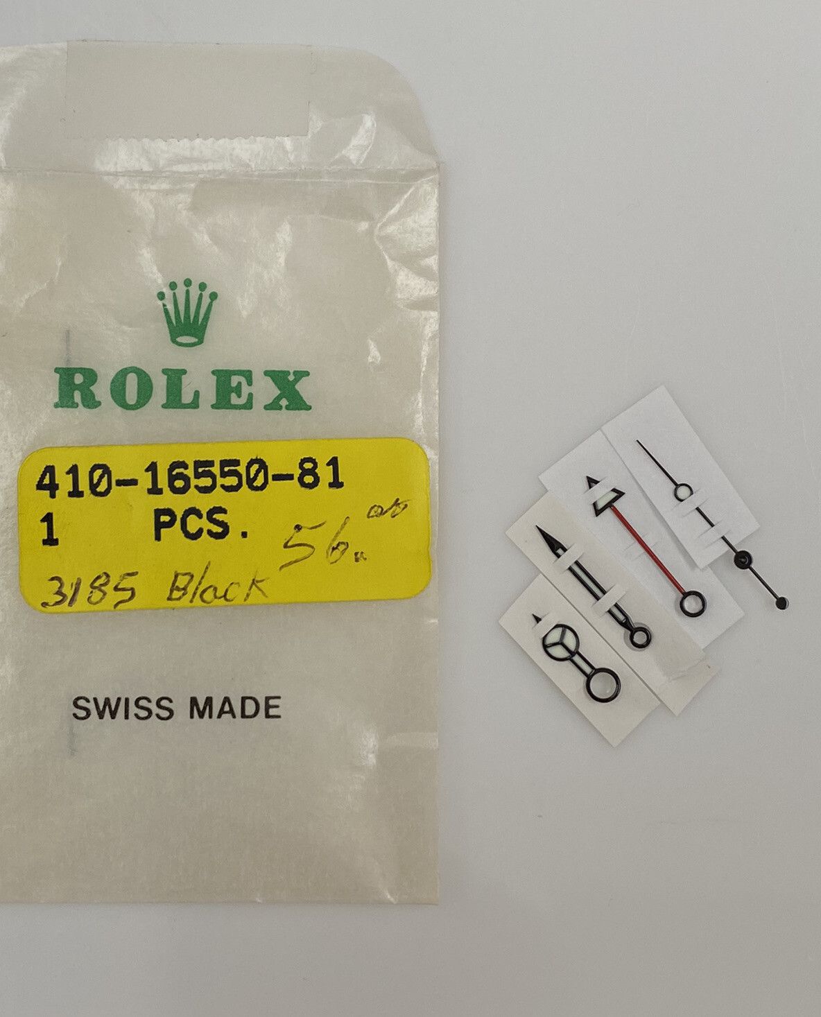 Genuine Rolex Explorer II 16550 16570 Cal 3085/3185/3186 Black Luminous Hands