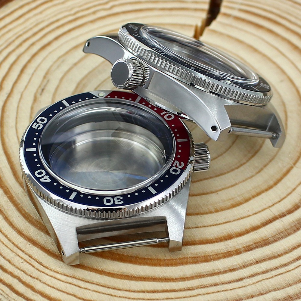 40mm 62MAS Mod Stainless Watch Case Sapphire For Seiko NH34 NH35 NH36 NH38