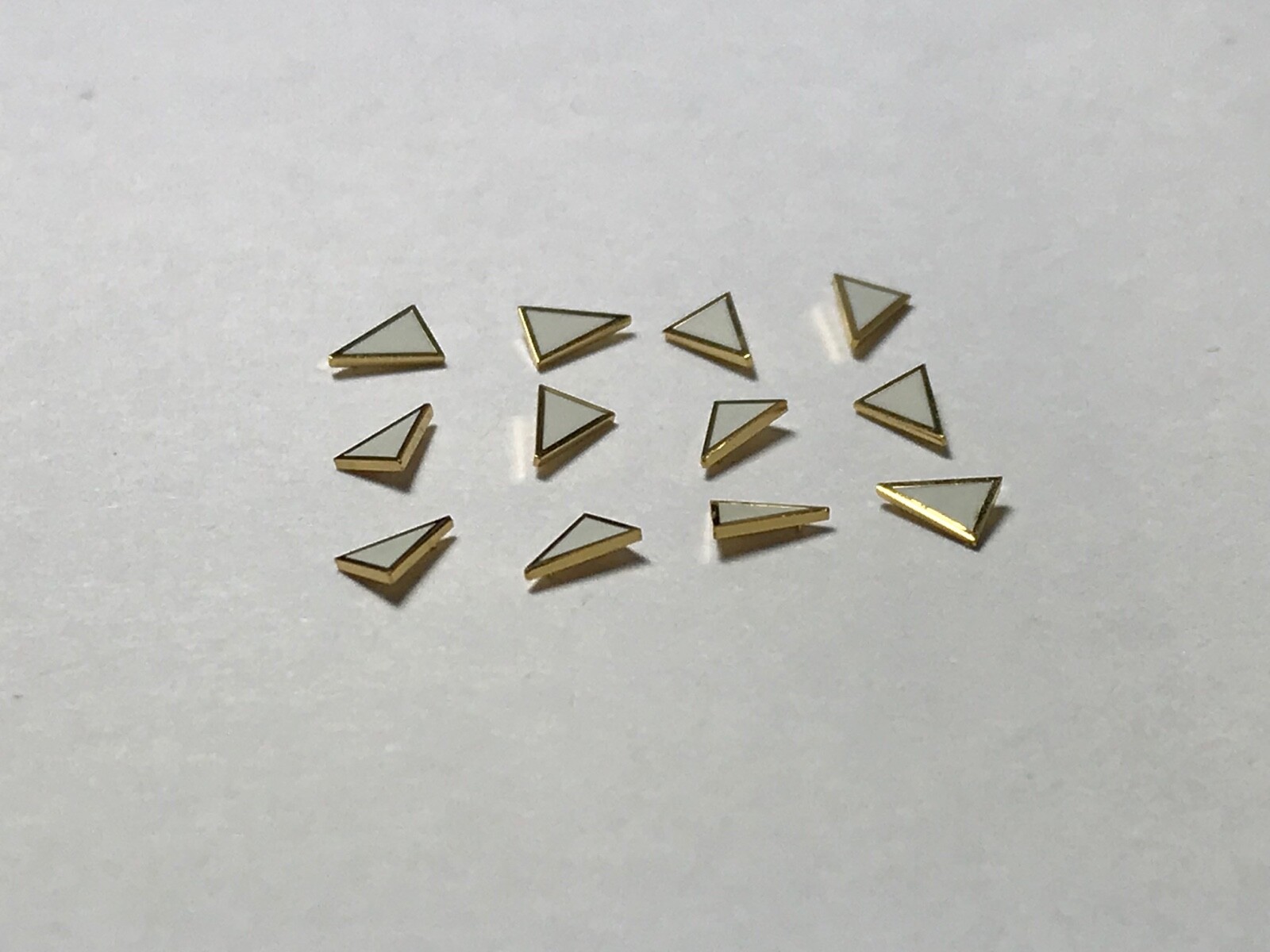 Watch Dial Hour Markers GOLD & Green LUME Triangle Numeral Dot Index parts rep