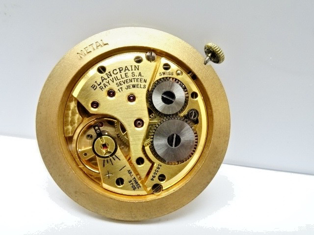BLANCPAIN Rayville S.A. R530 Vintage 17 jewels full working with dial 3 adjusted