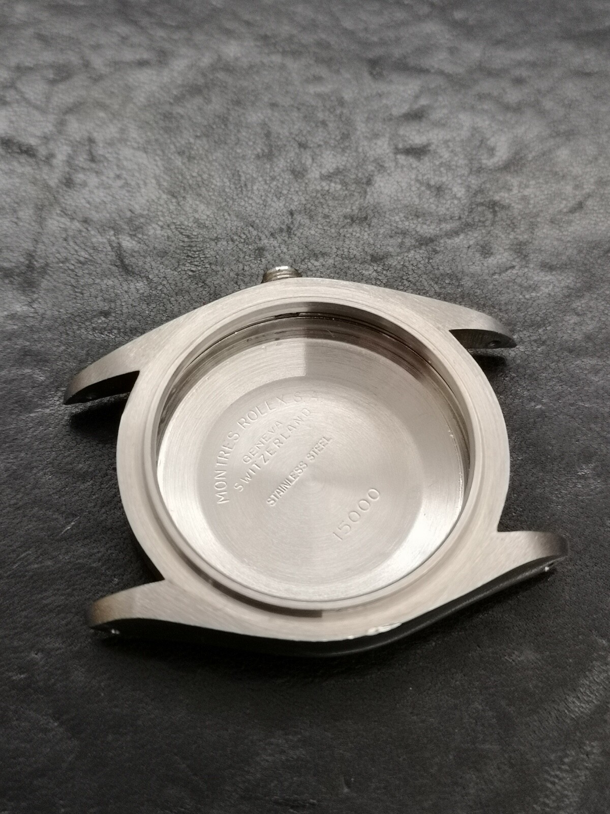 CROWN TUBE CASEBACK FOR ROLEX DATE 15000 – CASE, CASEBACK, CROWN TUBE