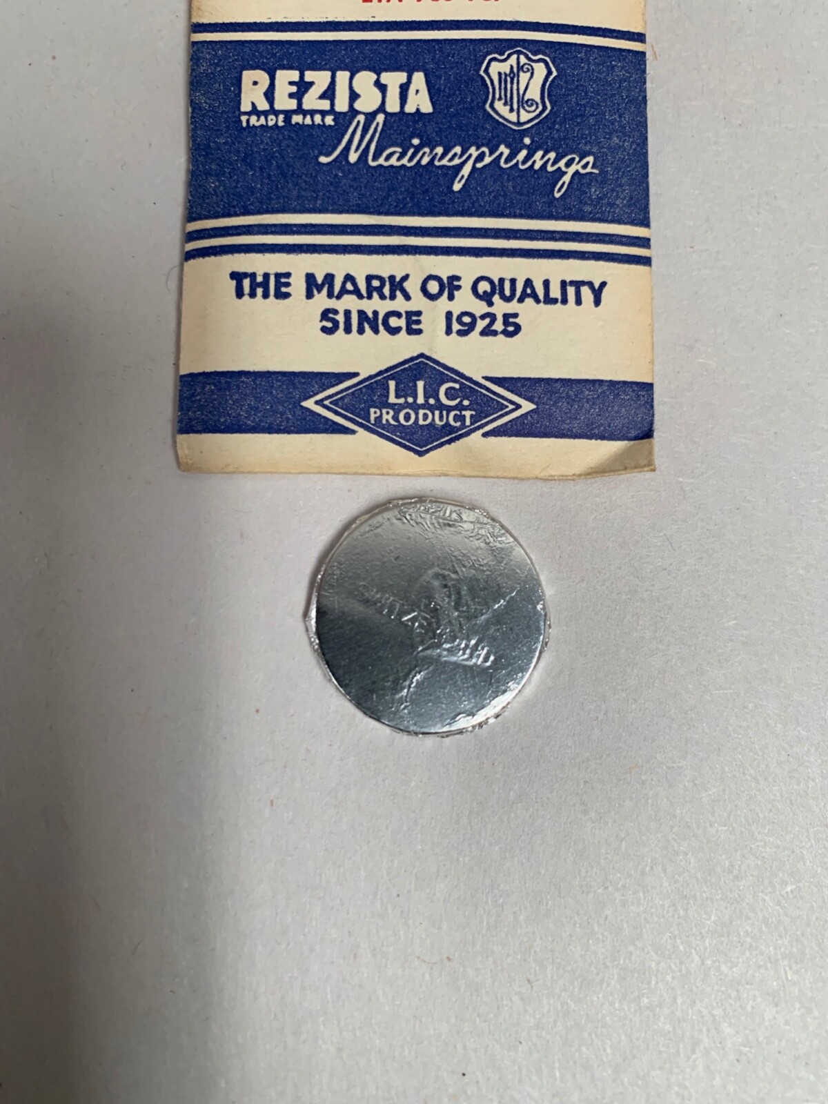 NOS Vtg Rezista No. 150-1/2 Watch Mainspring Bulova 7AA 7AH 7AK 7AN 7AP ETA (G1)