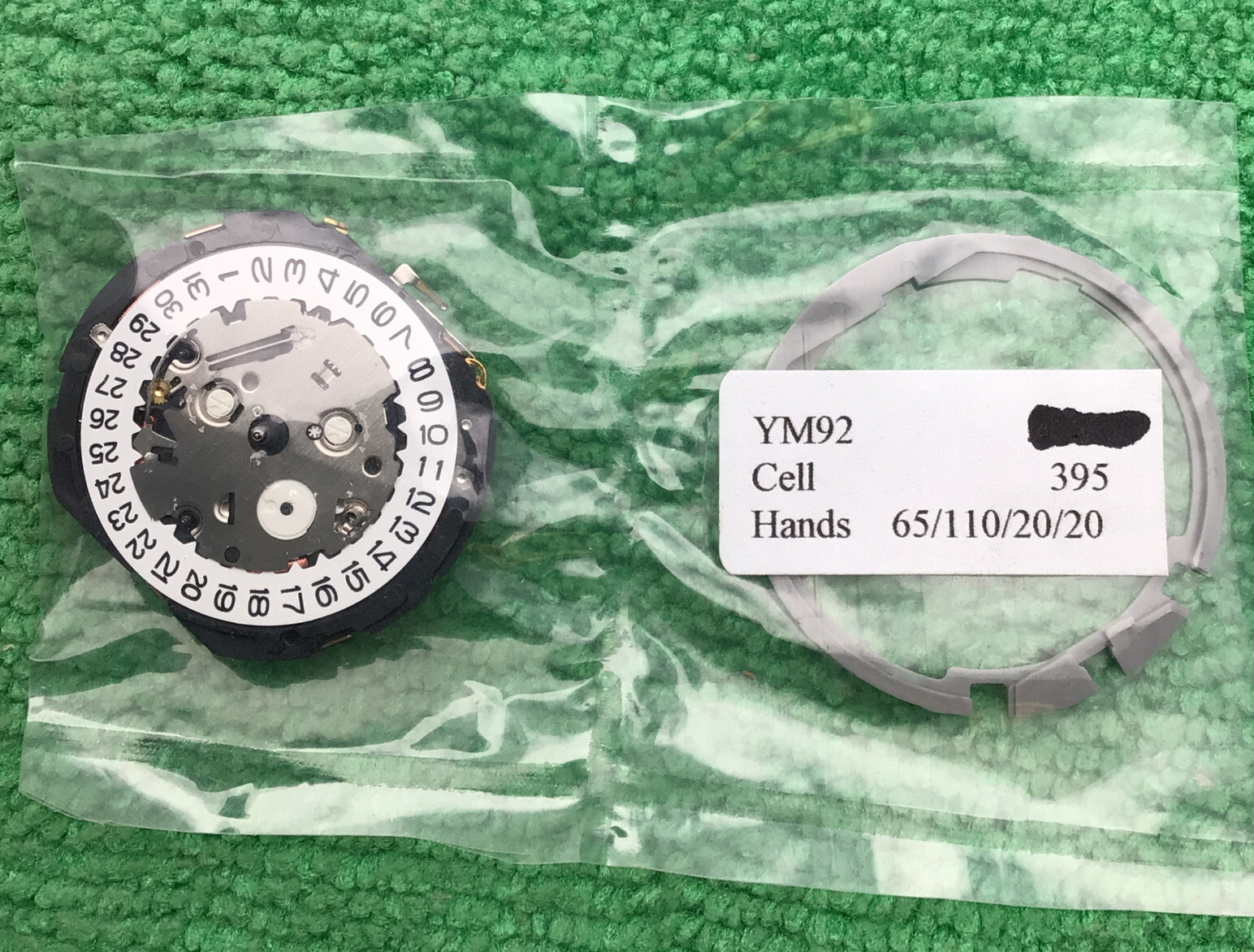 Seiko YM92 Replacement Watch Quartz Movement With Stem, Date At 3, NOS