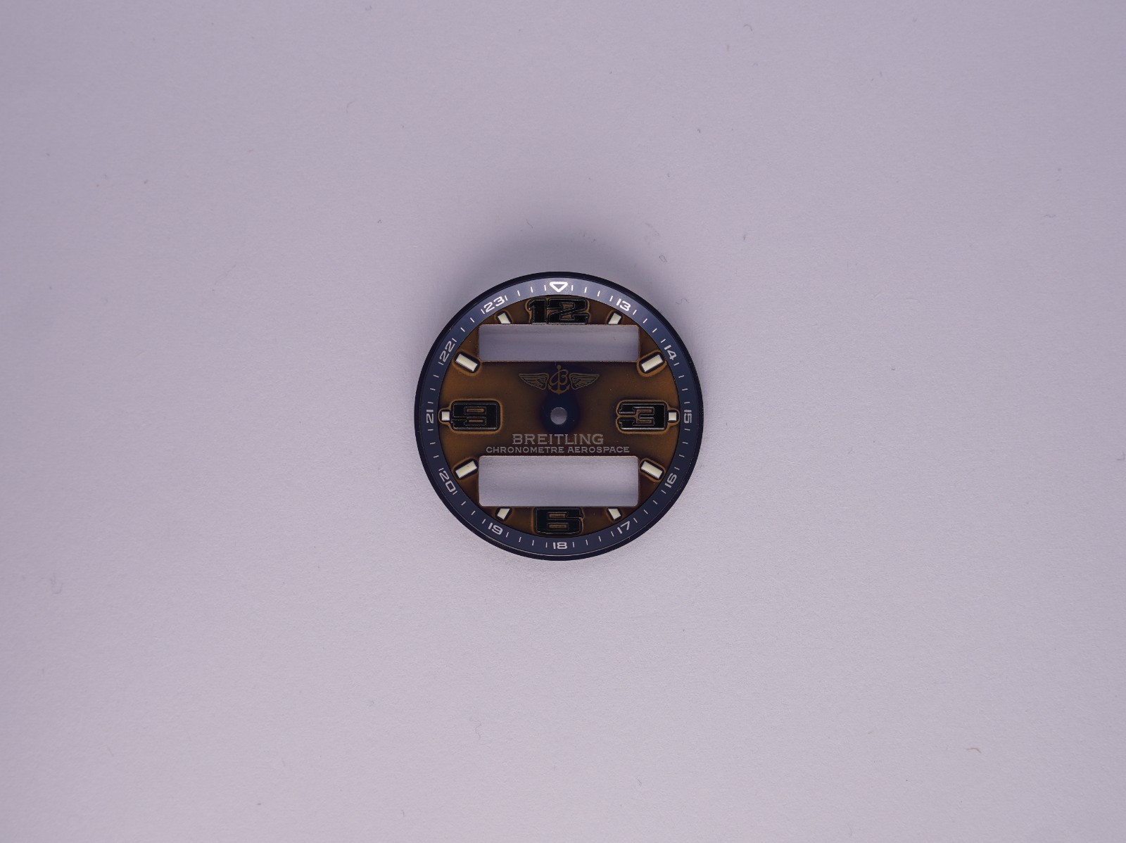 Authentic BREITLING ” Chronometre Aerospace” Dial, Gold & Blue, VERY RARE