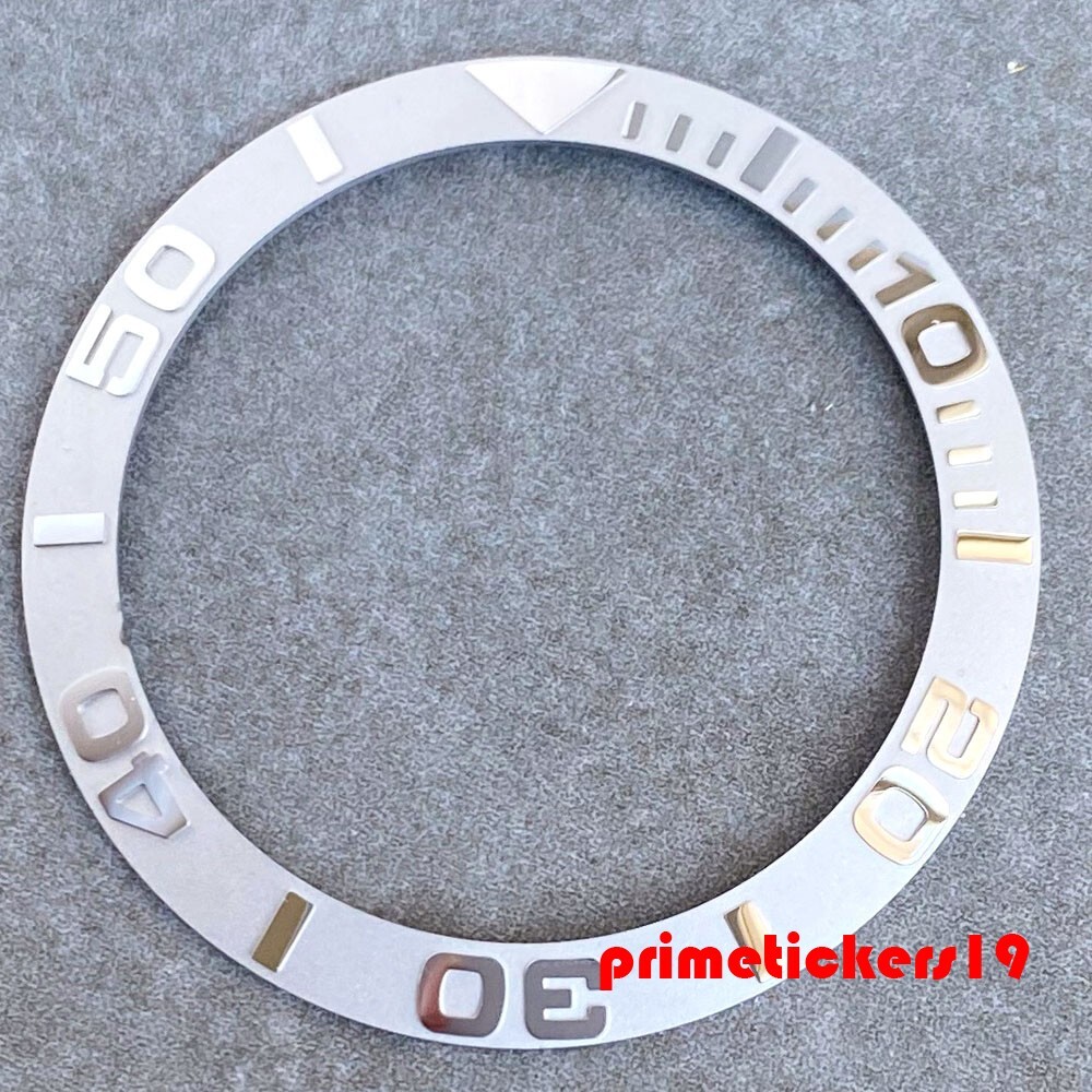 38mm x 30.6mm Sloped Ceramic Matte Bezel Insert Ring Part Fit for SUB Wristwatch