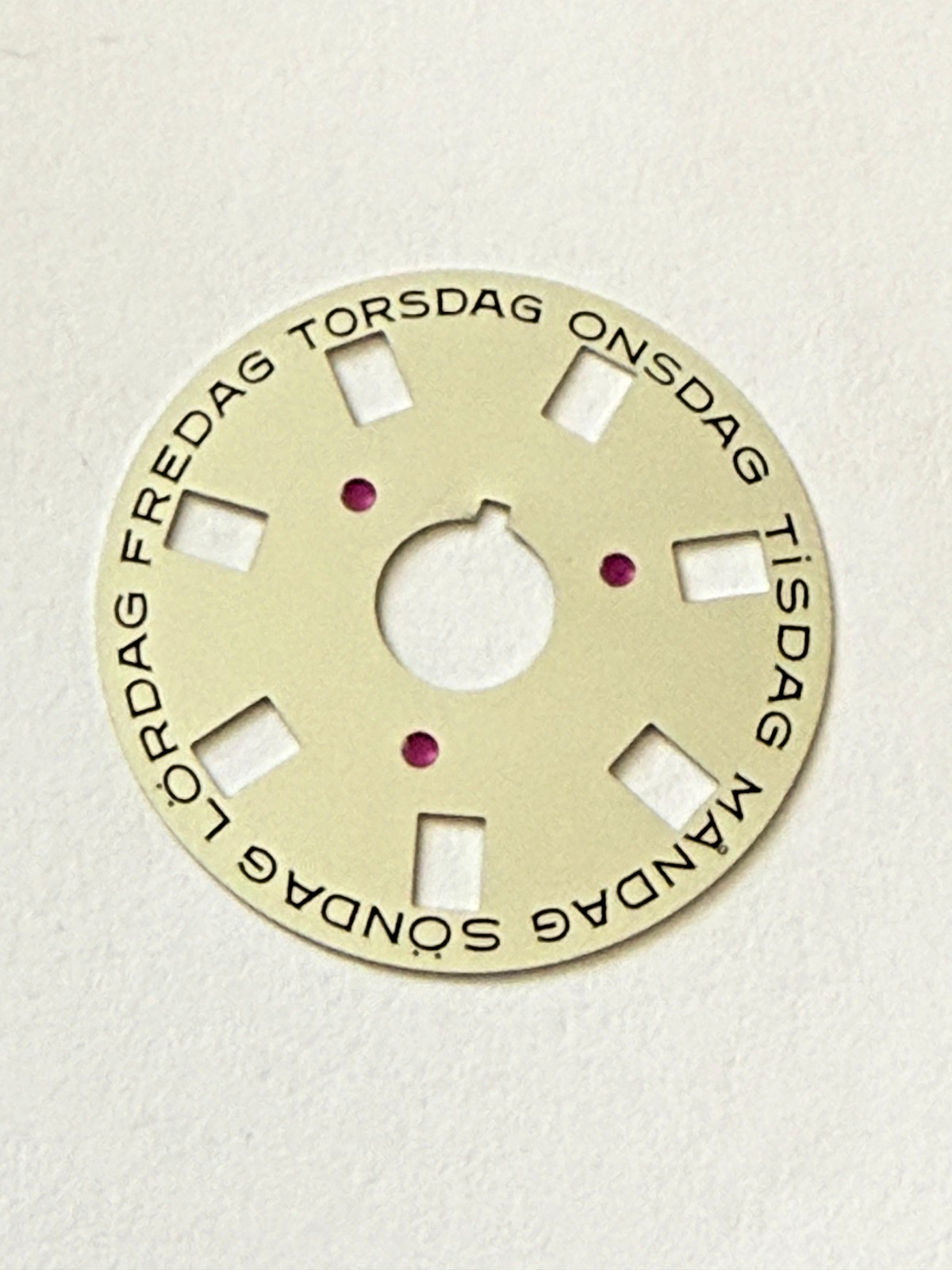 genuine Rolex watch 1556 calendar day disc 1803 champagne Sweden very rare