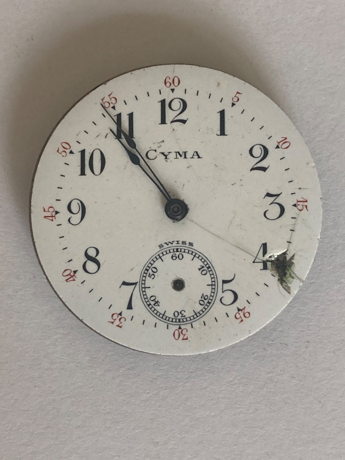 Mixed Watch Movement/Dial Repair or Parts Only Lot Ingraham/Elgin