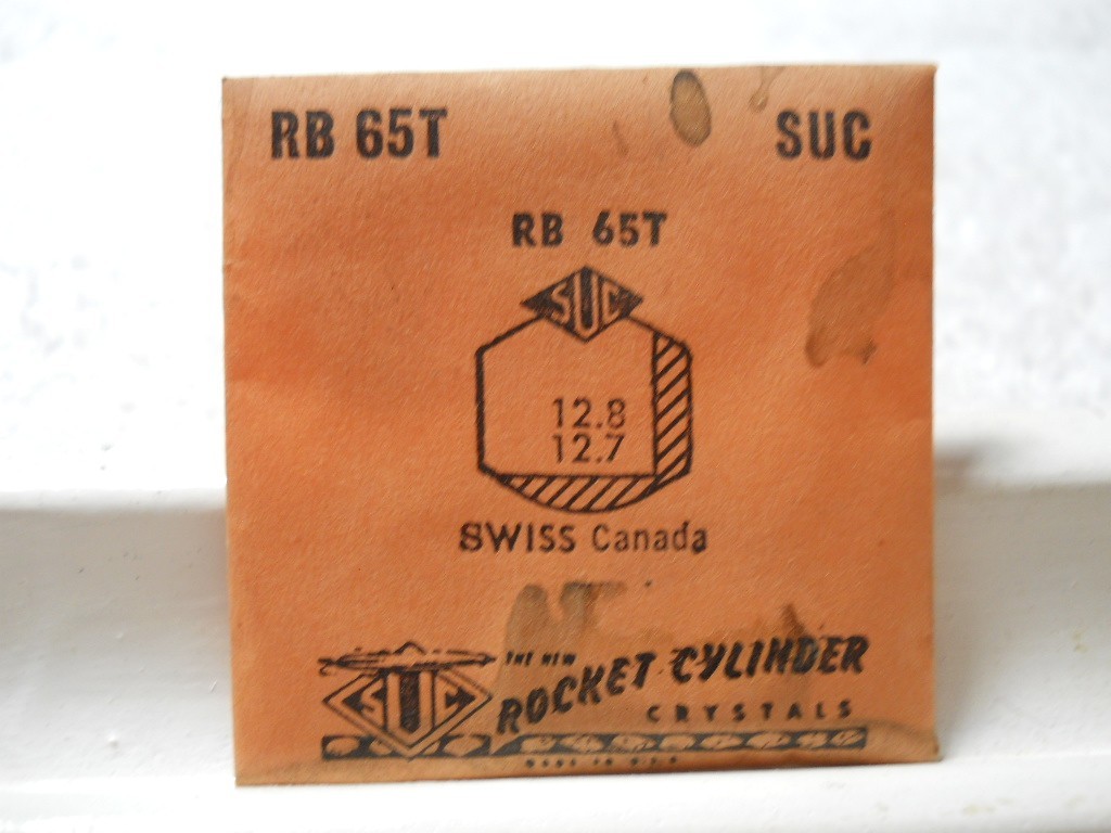 SUC RB65T Watch Crystal For Swiss Canada – 12.8 x 12.7 mm – Replacement / Repair