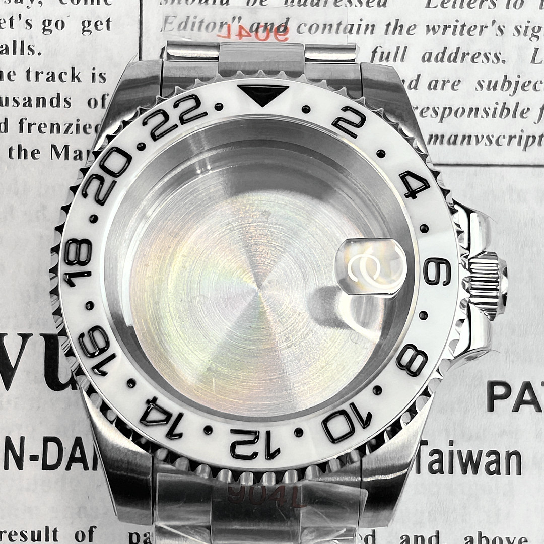 40mm Sapphire Glass Steel Watch Case for NH34 Nh35 NH36 Movement Watch Modified