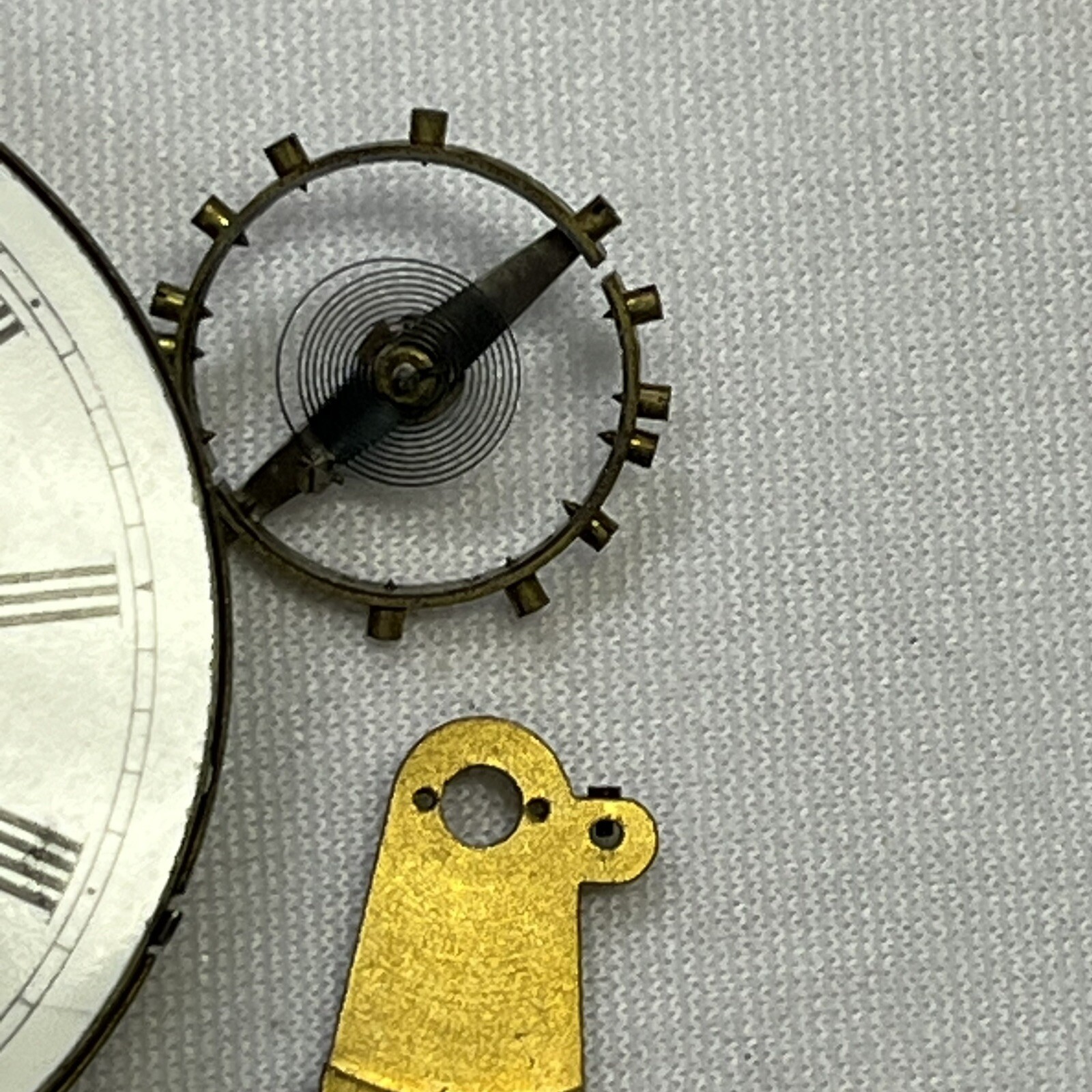 Vintage Pocket Watch Movements Dial Face American Waltham Watch Co. (#5)