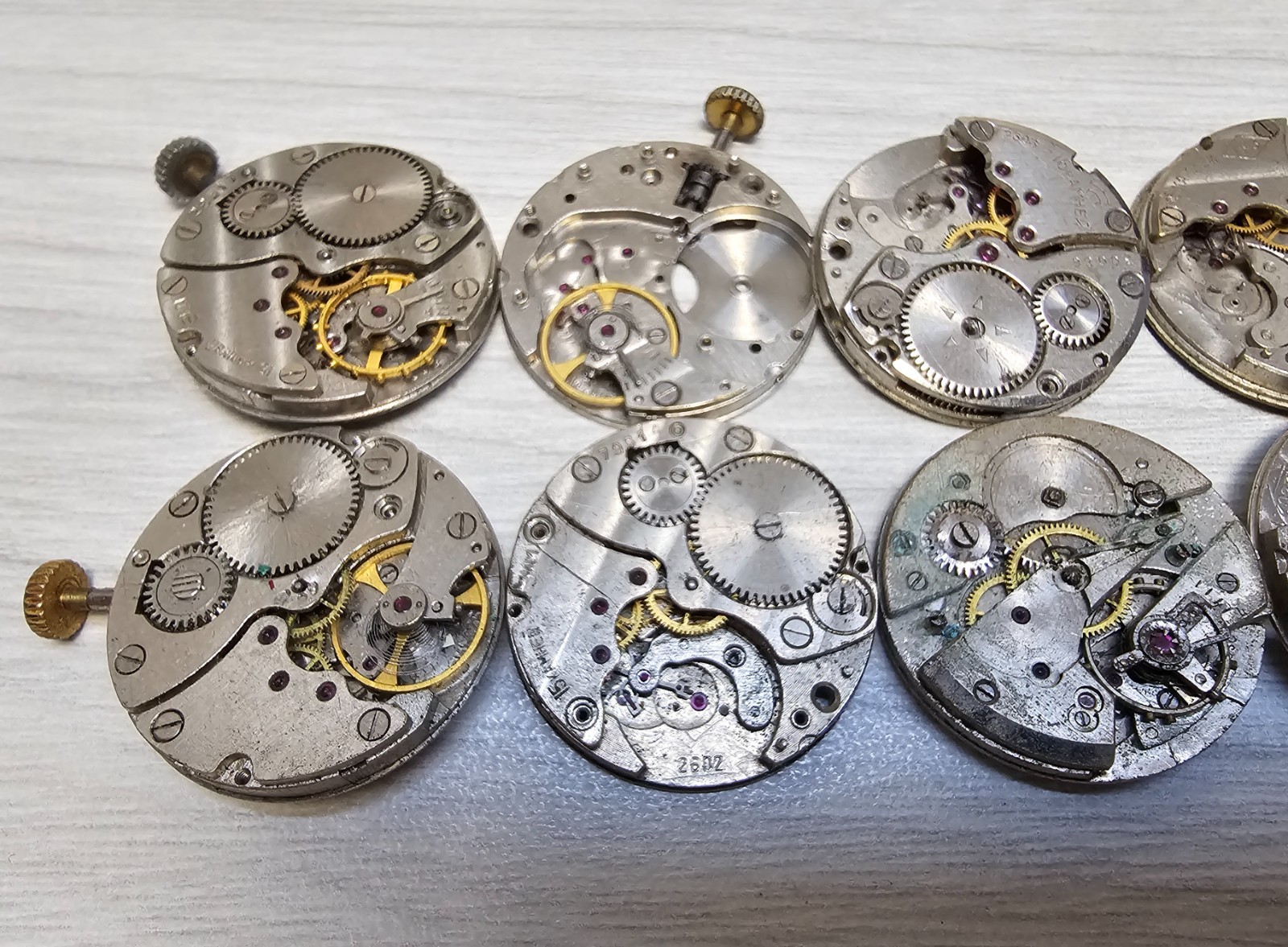 Vintage Soviet Movement Zim Raketa Pobeda USSR Watch Mechanisms for parts