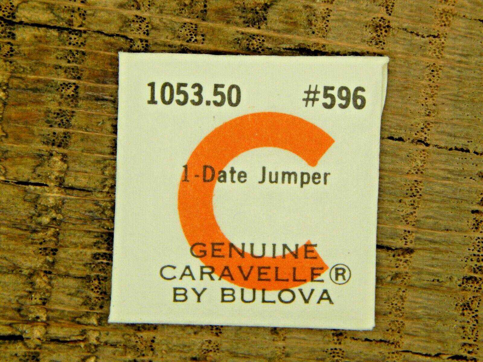 Genuine Caravelle by Bulova 1053.50 Date Jumper 596 Watch Part NEW OLD STOCK