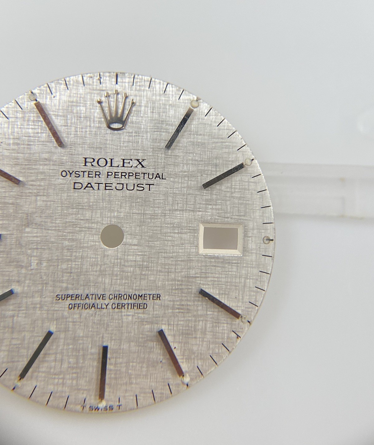 Original Rolex 36mm Datejust 16014 16220 16234 Cal. 3035 Silver Linen Dial