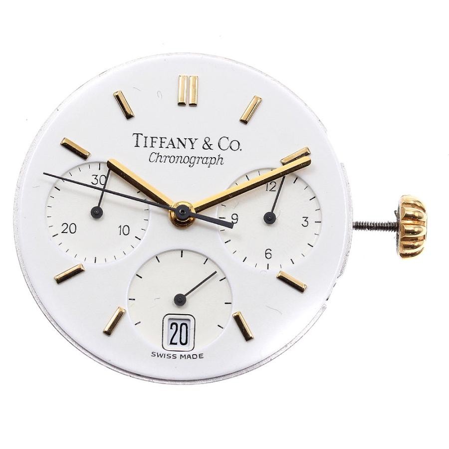 TIFFANY&Co. Genuine Movement Cal.1270 Quartz Mens Wrist Watch Parts White Color