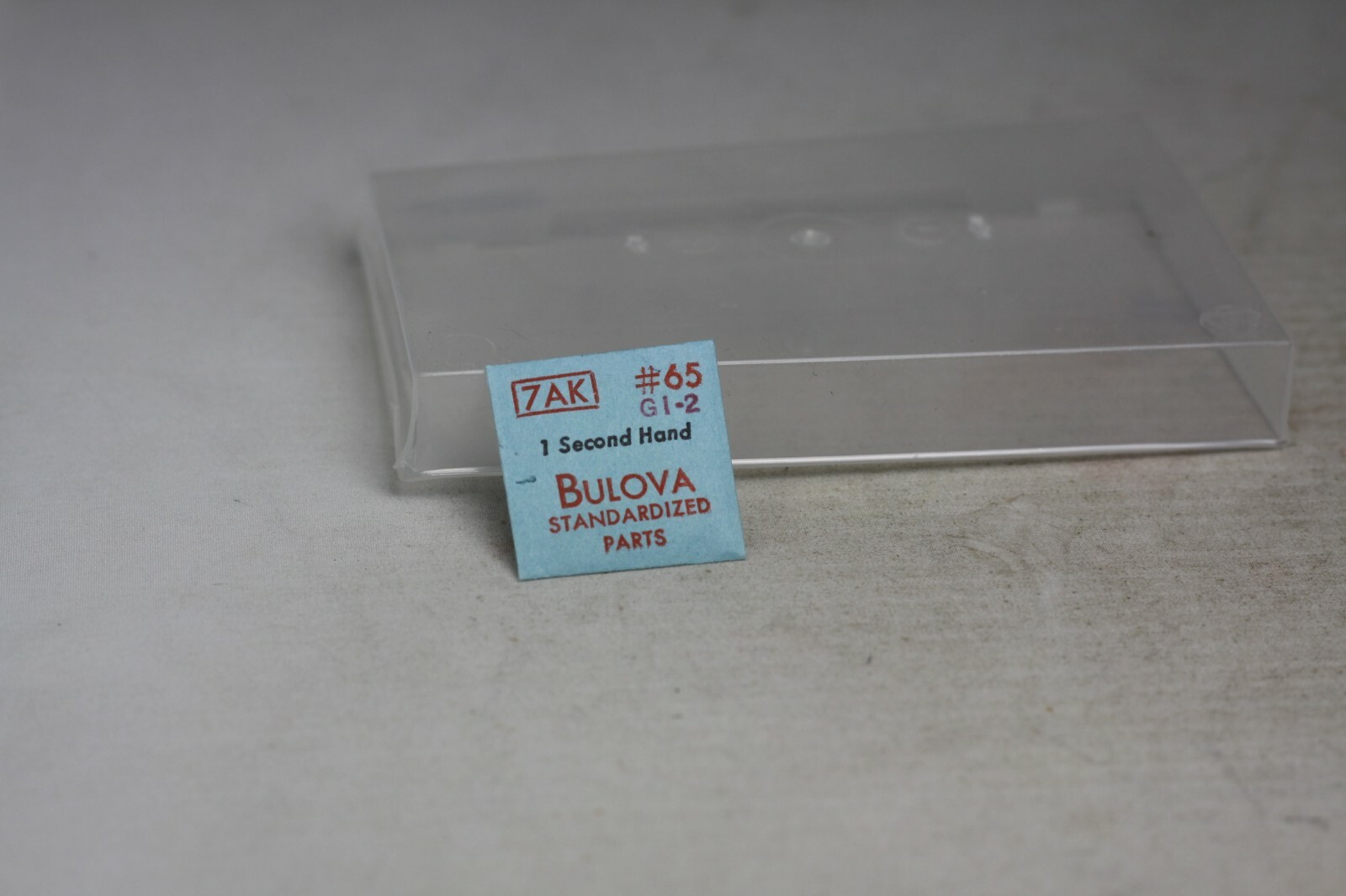 BULOVA watch part 1 SECOND HAND 7AK GI-2 #65 NOS –66