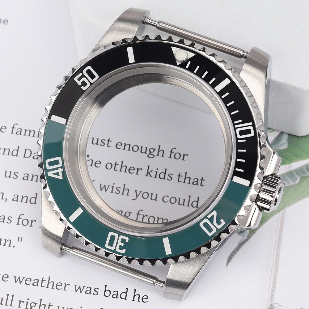 Sapphire Crystal NH35 Watch Case 40mm Steel For NH35 NH34 NH36 NH38 28.5mm Dial