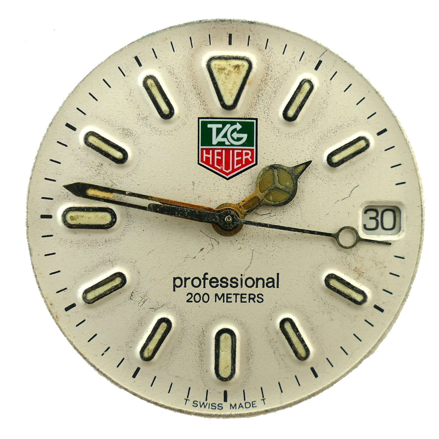 TAG HEUER PROFESSIONAL 200 METERS WHITE DIAL & 955412 MOVEMENT