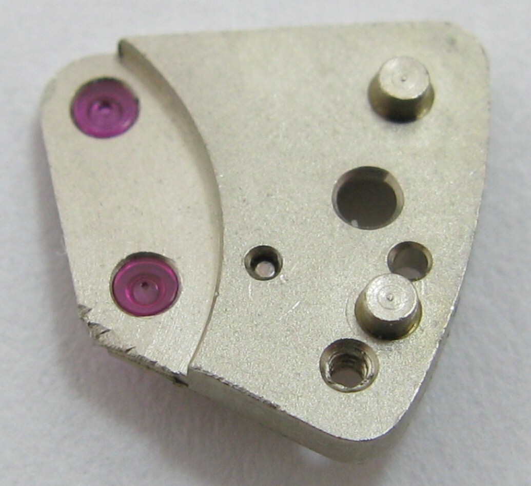 Poljot 3133 chronograph watch movement part complete escape wheel bridge #110
