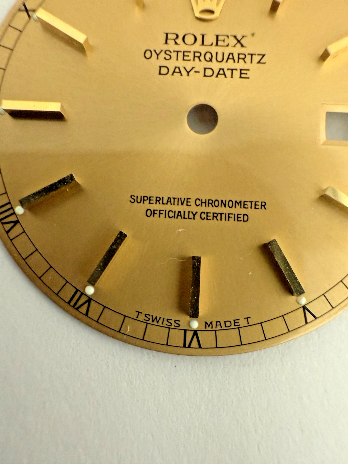 Rolex 19018 Oyster Quartz President Original Champaign Dial