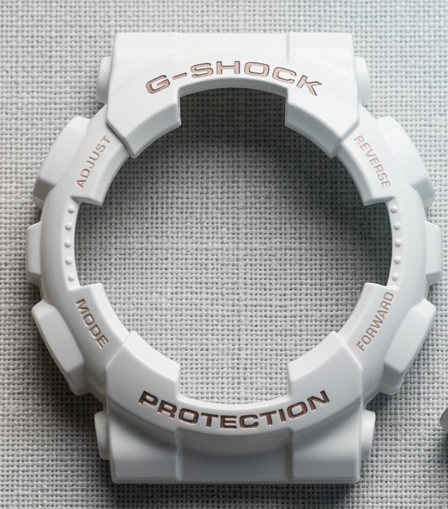 Genuine Casio Replacement SHELL BEZEL for G Shock White GA120LH-7 Glossy New **