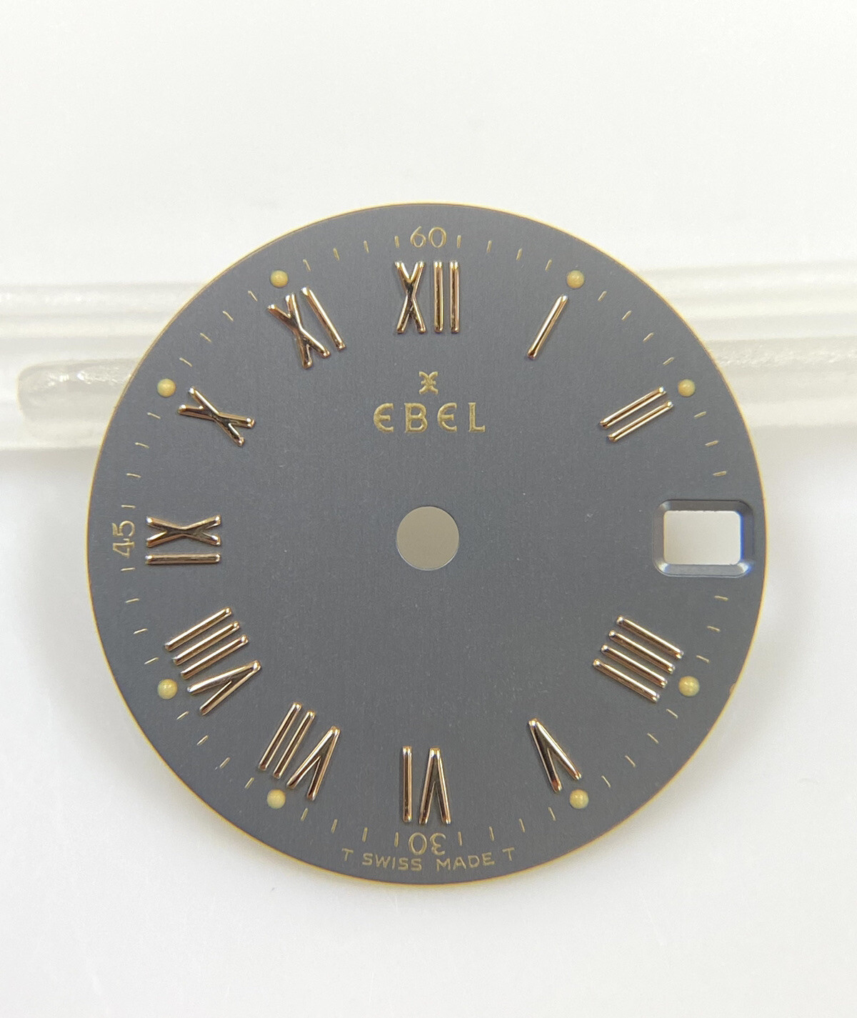 Original New Ebel 1911 Ladies Ref. 188901 Grey/Gold Roman Numeral 18.8mm Dial