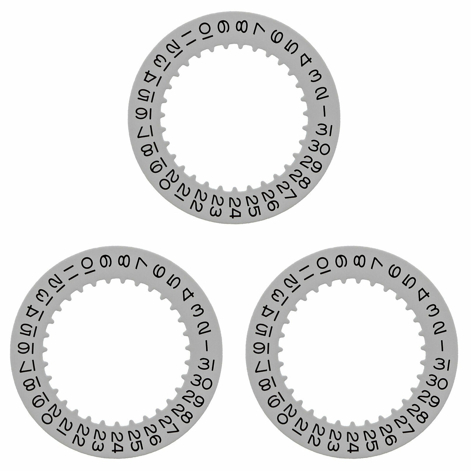 Gray Replacement Date Disc For Rolex 3135 3155 15200 16203 16220