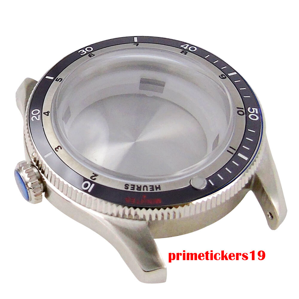 120 Clicks Double Domed Sapphire 20bar 40mm Watch Case Bracelet Fit NH35 PT5000